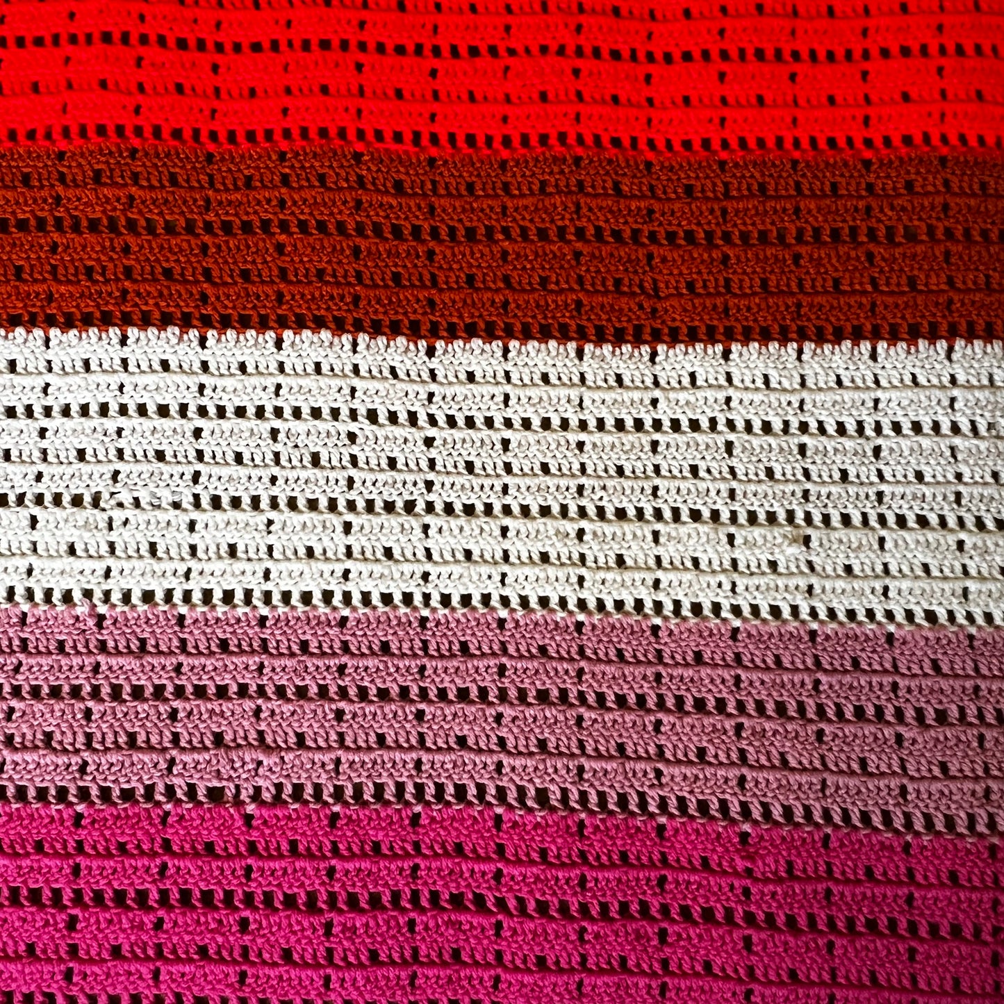 The Claire- Vintage Crochet Throw